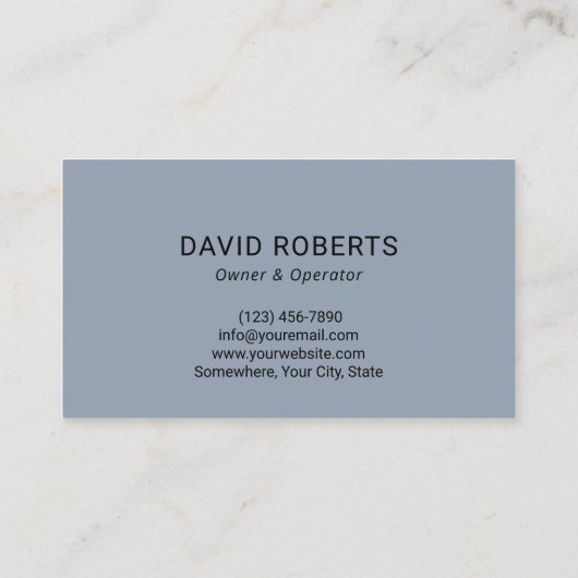 洗力式洗圧青クリーニングサービス 名刺 (裏面)