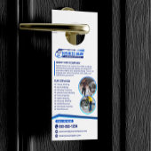 洗力式洗濯場清掃サービス ドアノブサイン