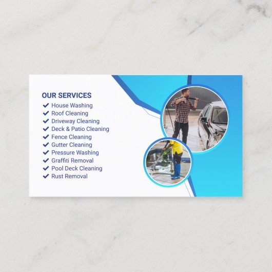 洗力式洗濯場清掃サービス 名刺 (裏面)