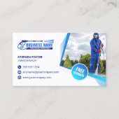 洗力式洗濯場清掃サービス 名刺 (正面)