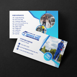 洗力式洗濯場清掃サービス 名刺