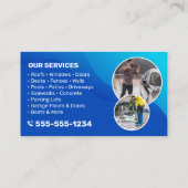 洗力式洗濯場清掃サービス 名刺 (裏面)