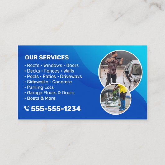 洗力式洗濯場清掃サービス 名刺 (裏面)