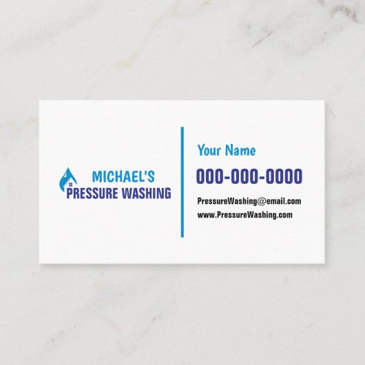 洗圧両面 名刺 (正面)