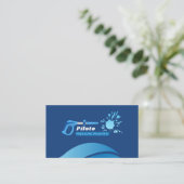 洗圧事業カード清掃サービス 名刺 (スタンド正面)