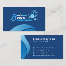 洗圧事業カード清掃サービス 名刺