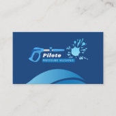 洗圧事業カード清掃サービス 名刺 (正面)