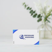 洗圧事業カード清掃サービス 名刺 (スタンド正面)