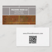洗圧会社の名刺 名刺 (正面/裏面)