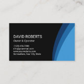 洗圧式パワー洗浄ブルーモダンクリーニング 名刺 (裏面)