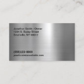 洗圧式動力洗浄サービス 名刺 (裏面)