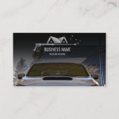 洗圧式洗力洗濯屋上車庫 名刺 (正面)