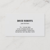 洗圧式洗圧式洗圧式洗水洗式ネイビーブルー洗浄 名刺 (裏面)