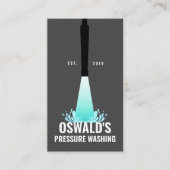 洗圧機、洗圧機 名刺 (正面)