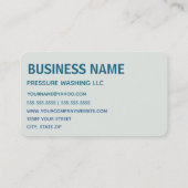 洗圧車ハウスパワーウォッシュ 名刺 (裏面)