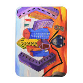 洗忘れい固定しない マグネット (縦)