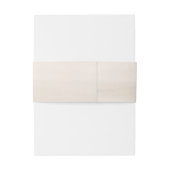 洗浄アイボリー水パーソナライズされた色結婚の 招待状ベリーバンド (裏面例)