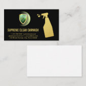 洗浄バケット及び箒 | スプレーボトル 名刺 (正面/裏面)