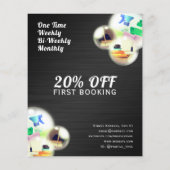 洗浄バブルプロフェッショナルフライヤー チラシ (裏面)