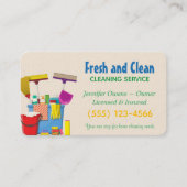 洗浄バモダンケットハウスキーピングサービス 名刺 (正面)