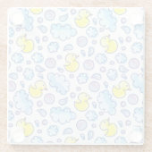 洗浄パターン ガラスコースター (裏面)