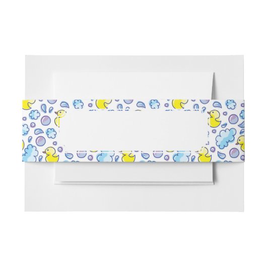 洗浄パターン 招待状ベリーバンド (正面例)