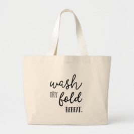 洗浄乾燥した折目の繰り返し、大きいトート、洗濯のバッグ ラージトートバッグ