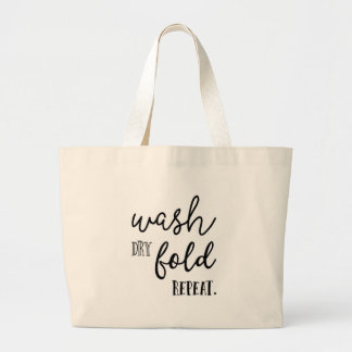 洗浄乾燥した折目の繰り返し、大きいトート、洗濯のバッグ ラージトートバッグ