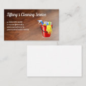 洗浄剤付きバケット | 木床 名刺 (正面/裏面)