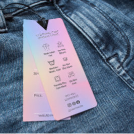 洗浄指示価格ラベル事業ホログラム