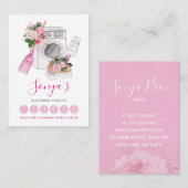 洗浄水色ピンク ロイヤリティカード (正面/裏面)