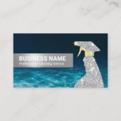 洗浄用銀噴霧ボトルブルーウォーター 名刺 (正面)