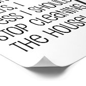 洗浄精神病おもしろい ポスター (角)