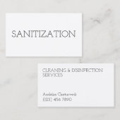 洗浄衛生消毒ミニマル法 名刺 (正面/裏面)
