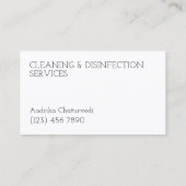 洗浄衛生消毒ミニマル法 名刺 (裏面)