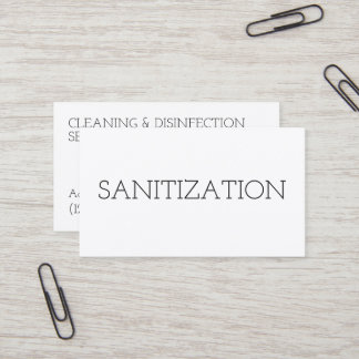 洗浄衛生消毒ミニマル法 名刺