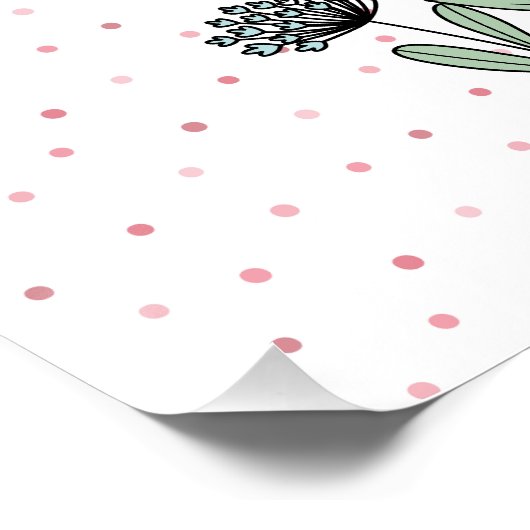 洗濯おもしろいママのカラフル水玉模様 ポスター (コーナー)