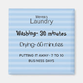 洗濯おもしろい引用文冷凍機磁石V2 マグネット (正面)