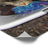 洗濯かご猫ちゃん ポスター (角)