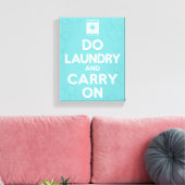 洗濯してオンに運する キャンバスプリント (インサイチュ (リビング))