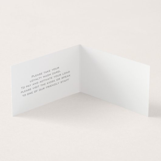 洗濯のサービス業カードキオスクの帯出登録者 名刺 (内部)