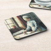 洗濯の女中、c.1880 コースター (左側)