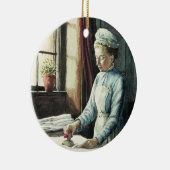 洗濯の女中、c.1880 セラミックオーナメント (右)