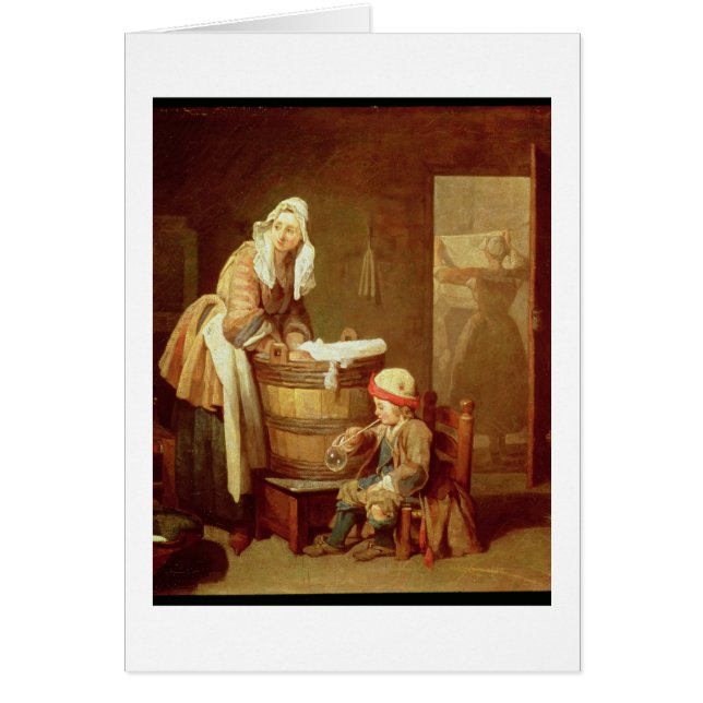 洗濯の女性 (正面)