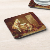 洗濯の女性 コースター (左側)