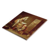 洗濯の女性 タイル (側面)