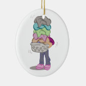 洗濯の山 セラミックオーナメント (右)