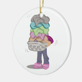 洗濯の山 セラミックオーナメント (左)