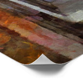 洗濯の日アート ポスター (角)