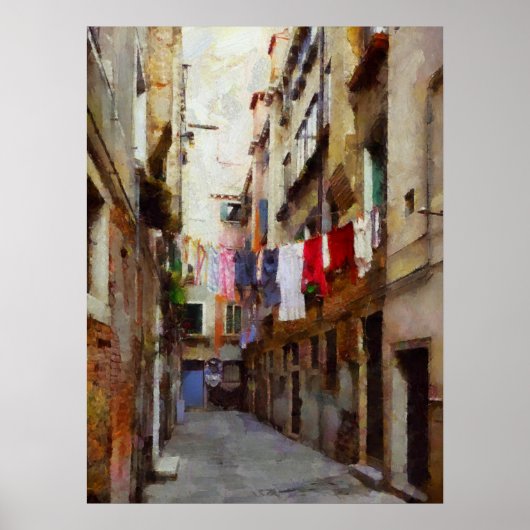 洗濯の日アート ポスター (正面)